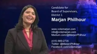Marjan Philhour, candidate for San Francisco Board of Supervisors, District 1, Nov. 2016 election