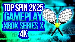 Top Spin 2k25 Gameplay - Emma Raducanu vs Paula Badosa - Xbox Series X