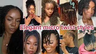 💯🔥 The perfect micro braids hairstyles for Queens | Micro twist hairstyles 2026 | Micro braid