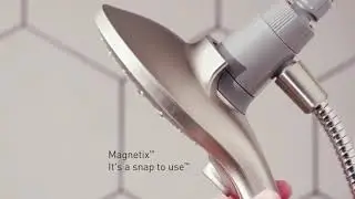 Moen 26112SRN Engage Magnetix Six-Function 5.5-Inch Handheld Showerhead with Magnetic Docking Syste