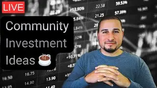 LIVE Community Investment Ideas and Stock Research☕️