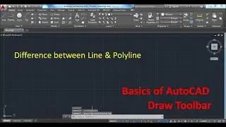 Difference between line and polyline in autoCAD