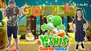 Yoshi's Crafted World! Poochy Pup and Gamer Time Dad