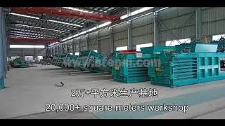 Solid waste baler how to finish baling of materials?