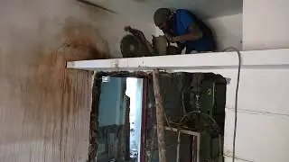 Low Level concrete slap cutting