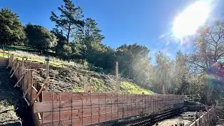 Orinda Showcase Project Update: Grade Beams + Retaining Wall Forming (Foundation Progress)