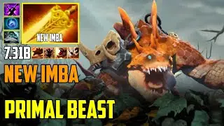 PRIMAL BEAST MID NEW IMBA | 7.31b BROKEN BUILD WITH RADIANCE - DOTA 2