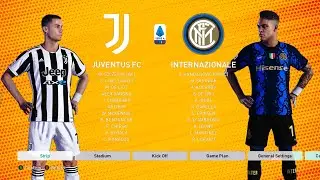 PES 2021 - Juventus vs Inter Milano | New Kits 2022 | Serie A TIM | C.Ronaldo vs Inter