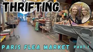 ACCOSTED While THRIFTING at the Flea Market! THRIFT WITH US in Paris