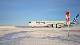 Boeing 787 becomes largest passenger aircraft to land on Antarctic ice field
