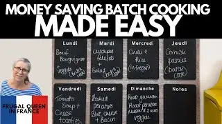 Money Saving Batch Cooking Made Easy #frugal #batchcooking #easymeals #costoflivingcrisis