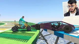 Cars Vs Cars Challenge 00.0008% People Cannot Control Their Anger After This Race in GTA 5!