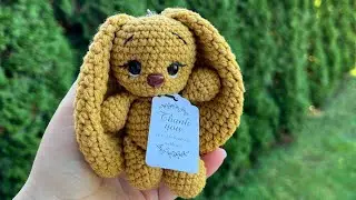 Part 1 (Crochet the bunny ear&rsquo;s) Uszka kr&oacute;liczka na szydełku 🐰 | Prosty tutorial krok po kroku