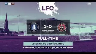 MATCH HIGHLIGHTS: Limerick FC v Bohemian FC