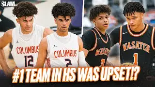 #1 Ranked Team in High School Was Upset⁉️🤯 Cameron and Cayden Boozer vs Wasatch Academy 🔥