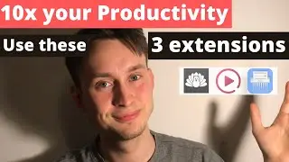 10x Productivity using these 3 Extensions