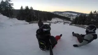 Skischanze Titisee Neustadt Rodeln Zipflracer Zipflbob Gopro HD
