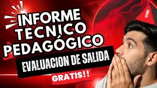 🔴Como rellenar el INFORME TECNICO PEDAGOGICO 2025🔴BIEN EXPLICADO