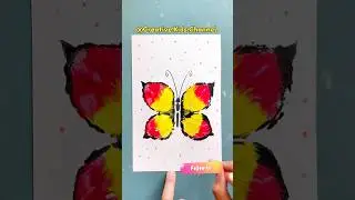 Leaf Printing Art Idea for Kids🍃😍 Make a Cute Butterfly 🦋