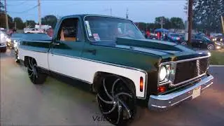 Veltboy314 - Shortbed Chevy Scottsdale Tucking 26's - 2K17 Michigan vs. Ohio Car Show
