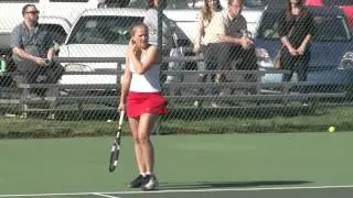 Women's Tennis - Chestnut Hill College Doubles Match Win - Iman Williams-Mulesa & Lara Scholtze