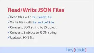 Read/Write JSON files in JS