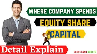Equity share capital in balance sheet | Find where company spends it?
