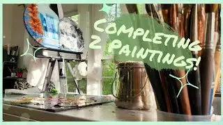 Finishing up ABANDONED Paintings!