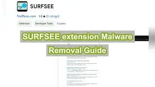 SURFSEE extension hijacks web browser -  - How to Remove SURFSEE Browser Hijacker