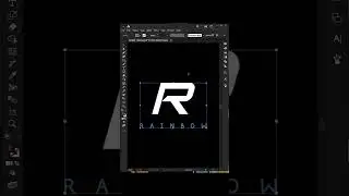 Make a Rainbow Brush & Logo in Illustrator (Easy & Fast!) #designtutorial #logo
