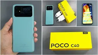 Xiaomi Poco C40 with JLQ JR510 processor unboxing, camera, antutu, gaming