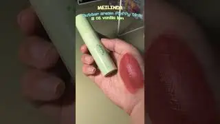 Butter 🧈 cream fluffy tint #05 vanilla lemon 🍋 from MEILINDA #liptint #lipstick #makeup #beauty 