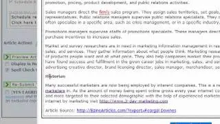 How to Submit an Article to EzineArticles com   Part 1