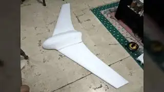Build log and maiden flight rc plane X8 homemade