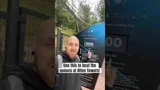 Use this to BEAT the QUEUES at Alton Towers 🎢 #altontowers #youtubeshorts