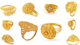 তিন আনার সোনার আংটি ডিজাইন|Latest Gold ring design collections 2021|Gold Jewellery Collections|