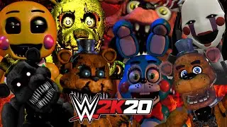 FIVE NIGHTS AT FREDDY'S FIRST BLOOD ELIMINATION MATCH | WWE 2K20