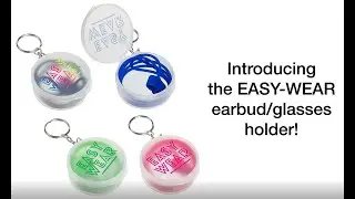Easy-Wear Earbud/Glasses Holder