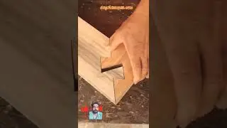 corner wood joint 🧩🪵#keepsupporting #woodworking #keepfollowing #shortvideo #dothocaocap #banthodep