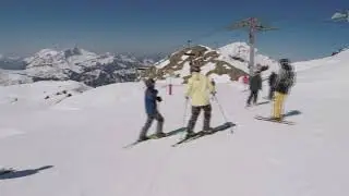 Skiing in Chatel