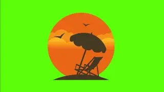 Green Screen : Sunset Effect Video