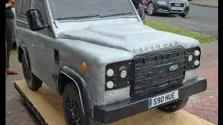 GIANT Land Rover Defender car CAKE timelapse/ tutorial!