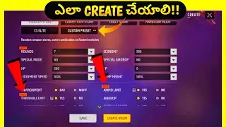 How to create a room with one click in Free Fire | ff room ఒక్క క్లిక్ తో క్రియేట్ చేయండిలా | 2026 |