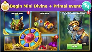 Begin Mini Divine Odin, Change, Chrono Loki Dragon plus Primal event | Got Fluffmoth Dragon | DML