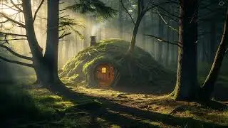 Forest Hobbit House Ambient Music | Cozy Fantasy Cottage Soundscape for Focus & Relaxation