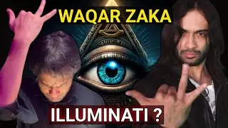 Waqar zaka illuminati member h?|Secret reveal #waqarzaka#waqarzakashow#waqarzakatrending