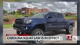 Law banning 'Carolina Squat' vehicle modification in North Carolina now in effect