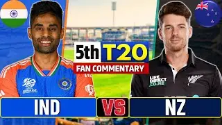 🔴Live Cricket Match Today: India vs New Zealand, 5th T20| IND vs NZ Live match