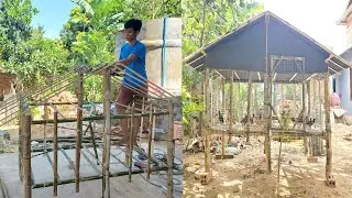 Used bamboo for making chicken coops-用竹子做雞舍 || DIY Creative Crafts| | DIY