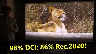 Hisense Dual Laser UST Projector (100-inch Laser TV) Hits 86% Rec.2020 Without Brightness Loss!